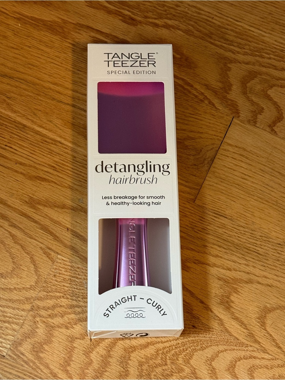 Nwt Tangle Teezer The Ultimate Detangler Hairbrush Special Edition Chrome